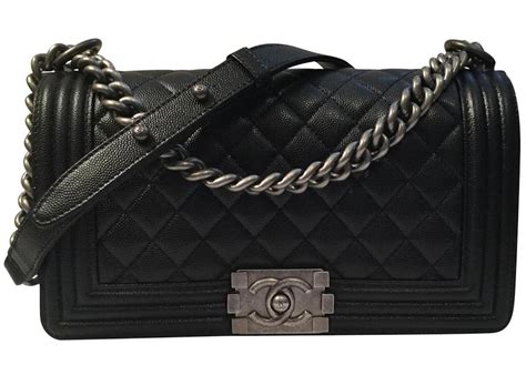 chanel boy caviar wear and tear|What I Wear on Repeat: My Chanel Boy Bag .